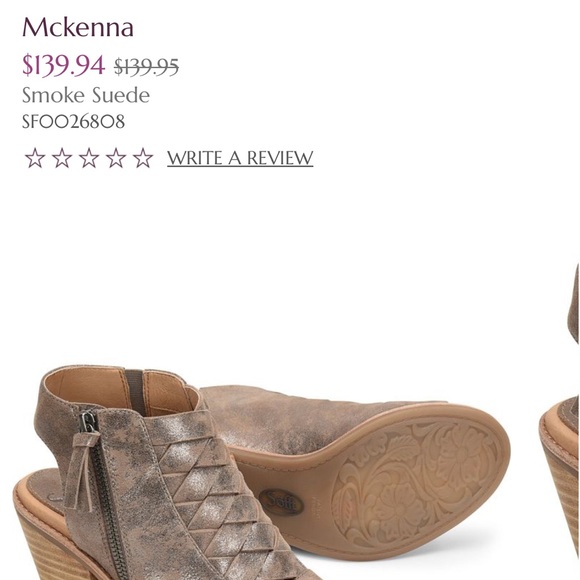 NIB Sofft black sandals - Picture 5 of 5